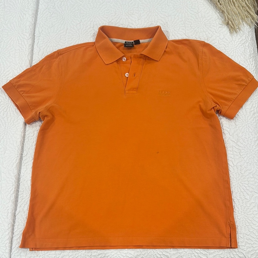 Hugo Boss Orange Polo Shirt Classic Style